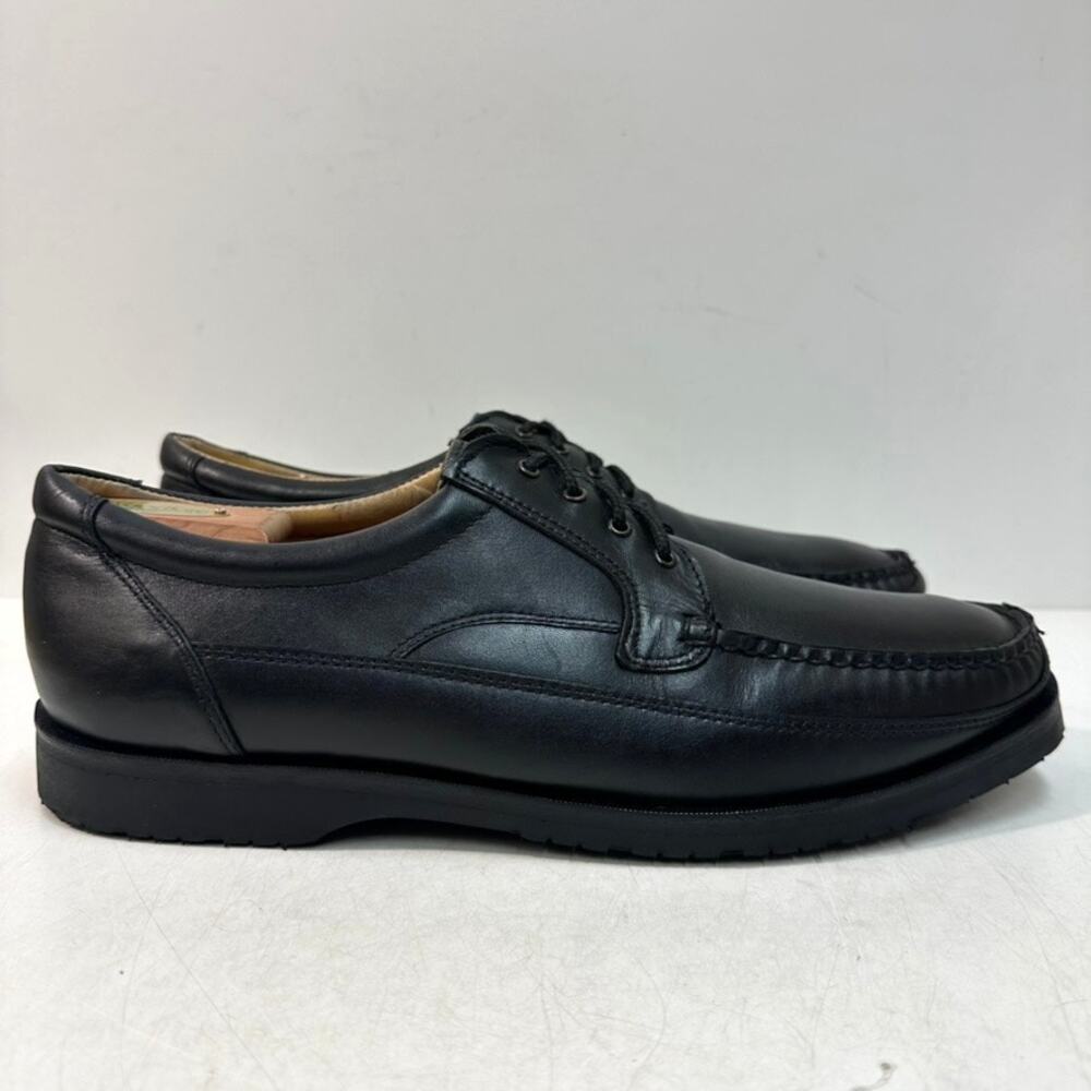 FULL RESOLE Alden 817 Black Moc Toe Oxford Vibram Cape Cod Derby USA 13 Wide EE